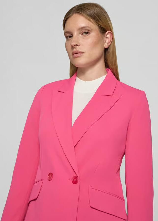 Christian Berg Woman Selection regular fit blazer met klepzakken