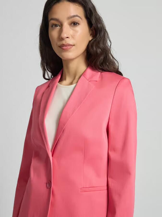 Christian Berg Woman Selection Regular fit blazer met reverskraag en paspelzakken