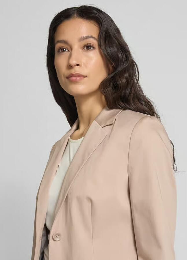 Christian Berg Woman Selection Regular fit blazer met reverskraag en paspelzakken