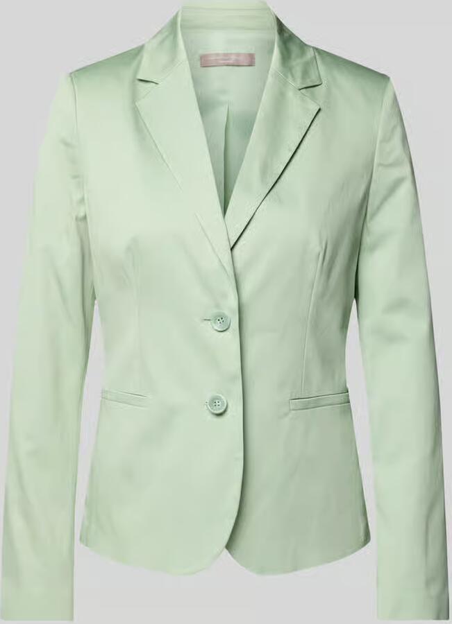 Christian Berg Woman Selection Regular fit blazer met reverskraag en paspelzakken - Foto 2