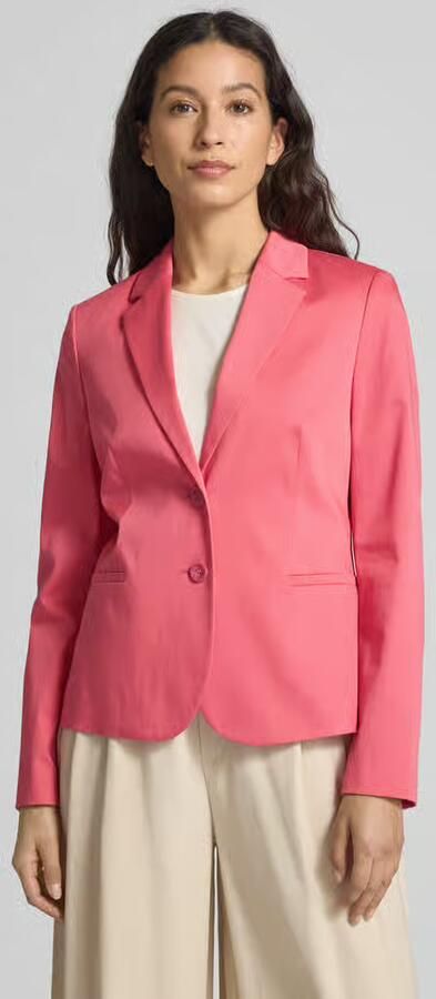 Christian Berg Woman Selection Regular fit blazer met reverskraag en paspelzakken - Foto 4