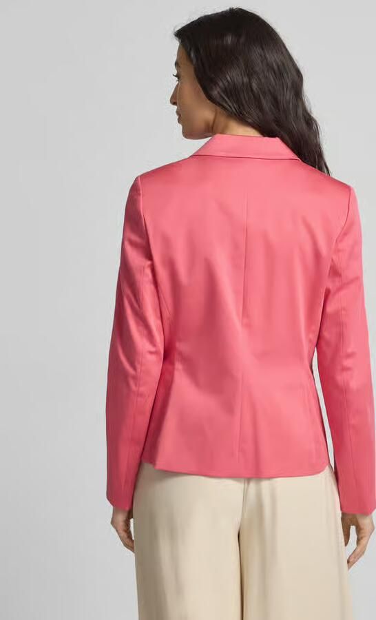 Christian Berg Woman Selection Regular fit blazer met reverskraag en paspelzakken