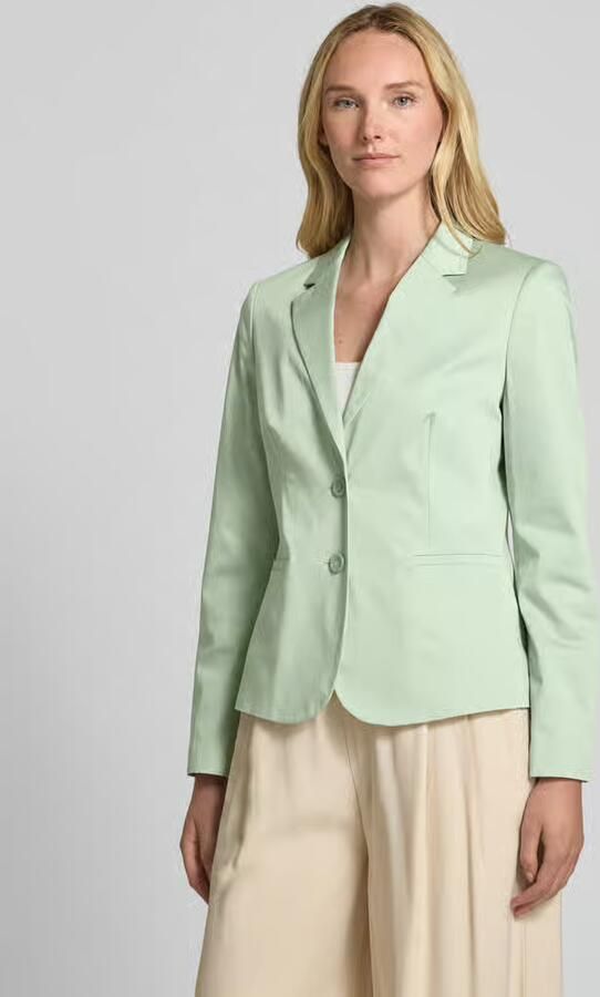 Christian Berg Woman Selection Regular fit blazer met reverskraag en paspelzakken - Foto 3