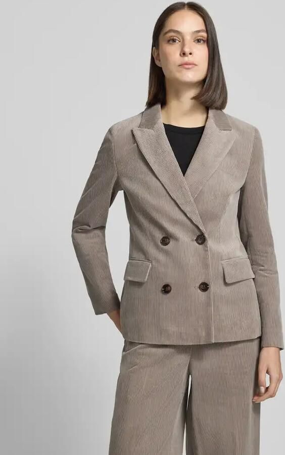 Christian Berg Woman Selection Regular Fit blazer van corduroy - Foto 2