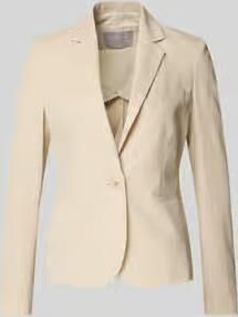 Christian Berg Woman Selection regular fit blazer van linnenmix met paspelzakken