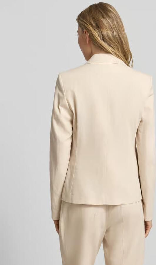 Christian Berg Woman Selection regular fit blazer van linnenmix met paspelzakken - Foto 2