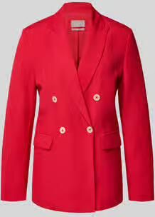 Christian Berg Woman Selection regular fit blazer van linnenmix met viscosemix met viscose