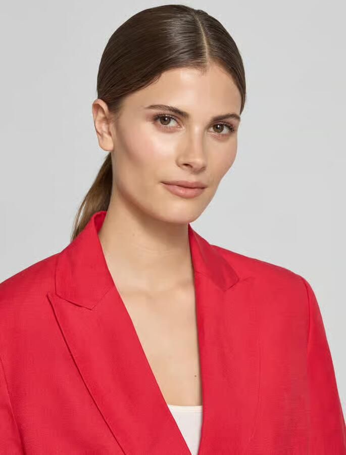 Christian Berg Woman Selection regular fit blazer van linnenmix met viscosemix met viscose