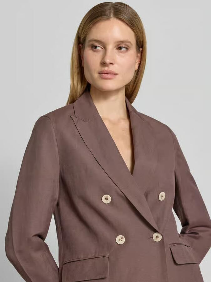 Christian Berg Woman Selection regular fit blazer van linnenmix met viscosemix met viscose
