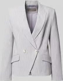 Christian Berg Woman Selection regular fit blazer van seersucker met strepen en lurex