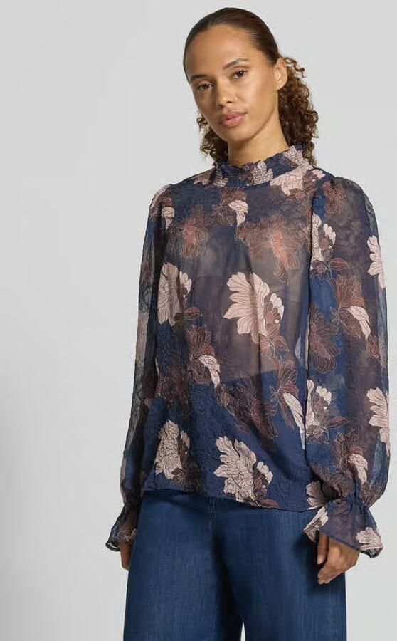 Christian Berg Woman Selection Regular fit blouse in semitransparant design - Foto 3
