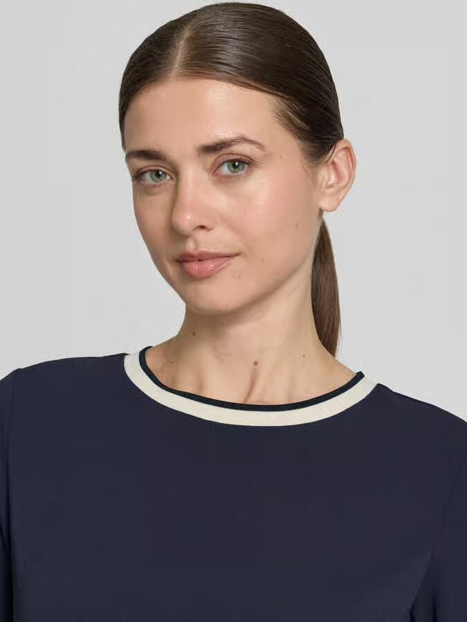Christian Berg Woman Selection Regular fit Blouse met korte mouwen met ronde hals - Foto 2