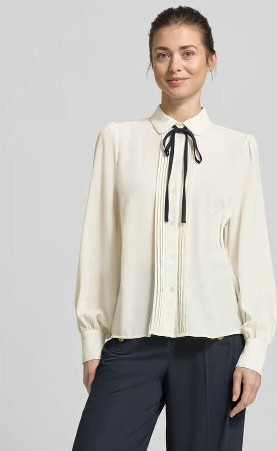 Christian Berg Woman Selection Regular fit blouse met Peter Pan-kraag - Foto 3