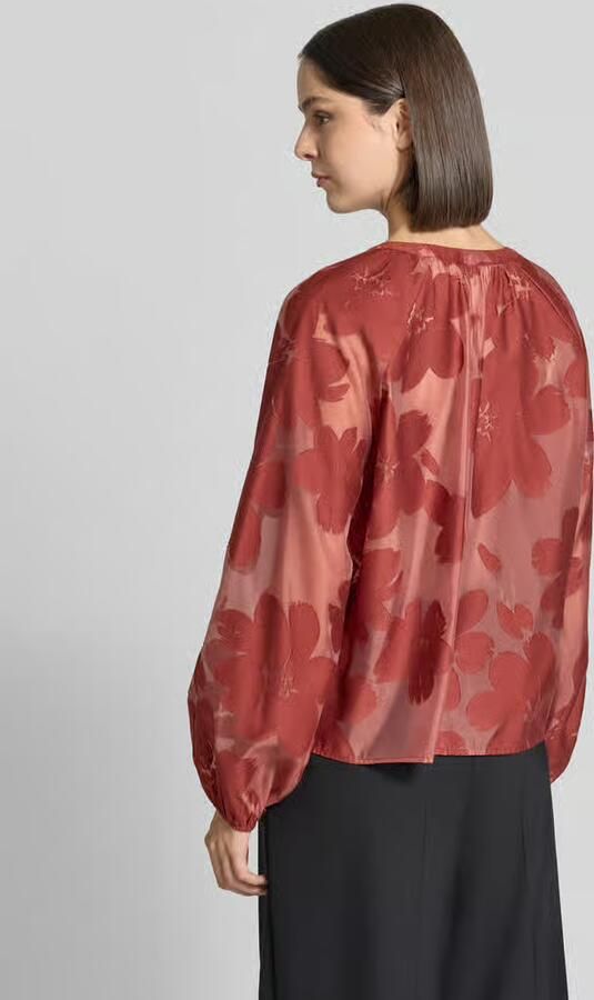 Christian Berg Woman Selection Regular fit blouse met ronde hals - Foto 3