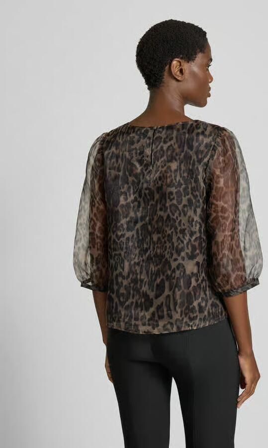 Christian Berg Woman Selection Regular fit blouse van viscose met 3 4-mouwen