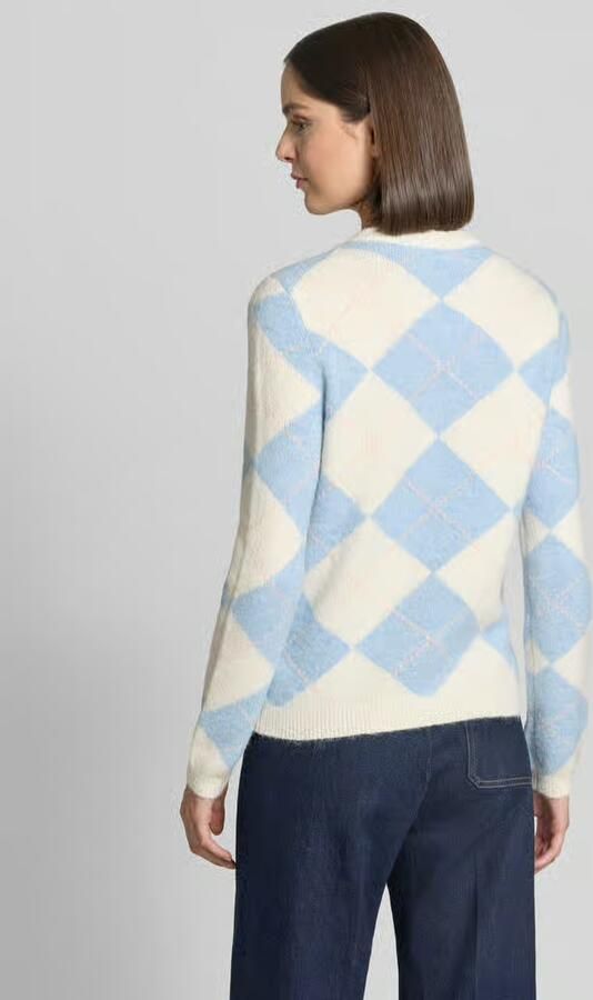Christian Berg Woman Selection Regular fit gebreid jack met wol - Foto 3