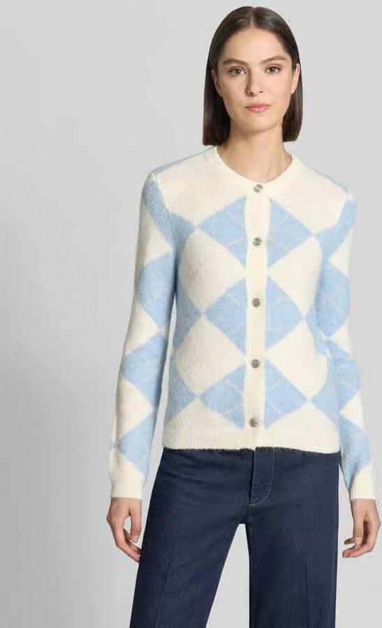 Christian Berg Woman Selection Regular fit gebreid jack met wol - Foto 2