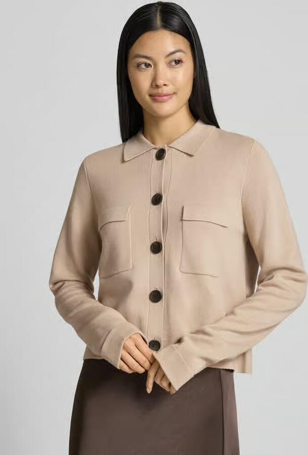 Christian Berg Woman Selection Regular fit gebreid jack van wolmix - Foto 2