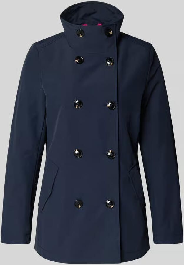 Christian Berg Woman Selection Trenchcoat met opstaande kraag en steekzakken
