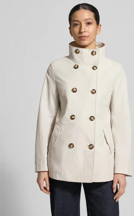Christian Berg Woman Selection Trenchcoat met opstaande kraag en steekzakken - Foto 4