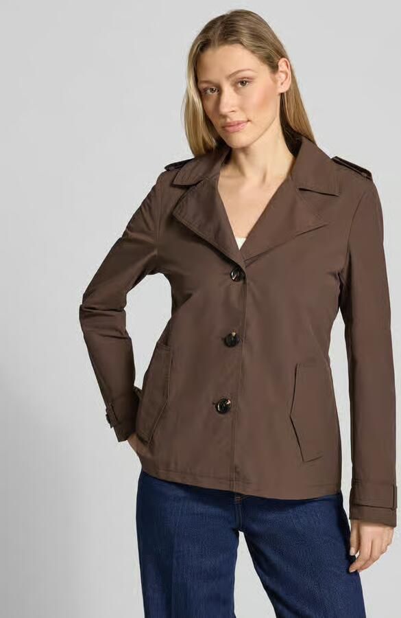Christian Berg Woman Selection regular fit jack met reverskraag - Foto 3