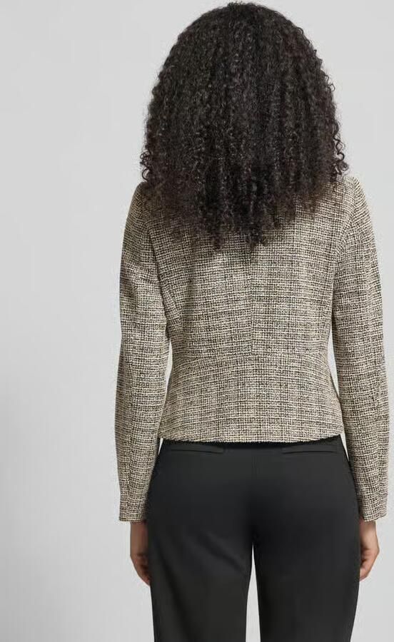 Christian Berg Woman Selection Regular fit jacquardblazer met ronde hals