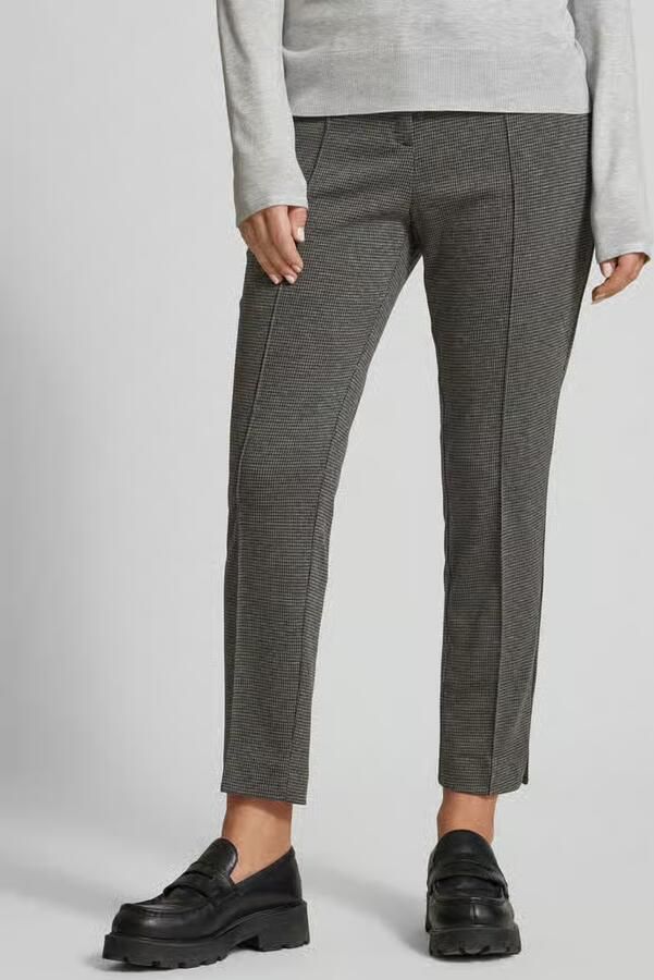 Christian Berg Woman Selection Regular fit jersey broek met paspelzak aan de achterkant - Foto 2