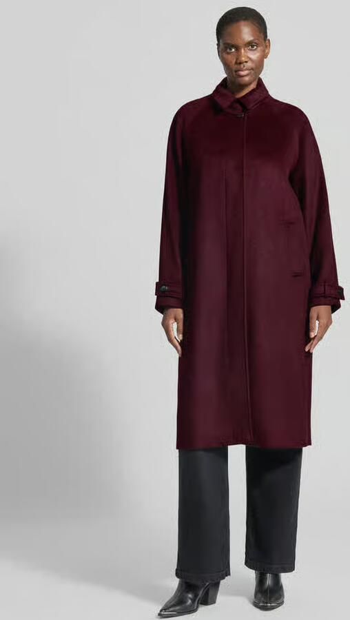 Christian Berg Woman Selection Regular fit lange jas met opstaande kraag - Foto 2