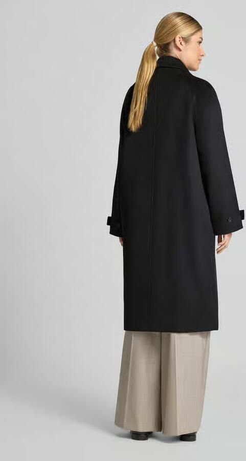 Christian Berg Woman Selection Regular fit lange jas met opstaande kraag - Foto 3