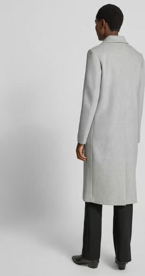 Christian Berg Woman Selection Regular fit lange wollen jas met viscose