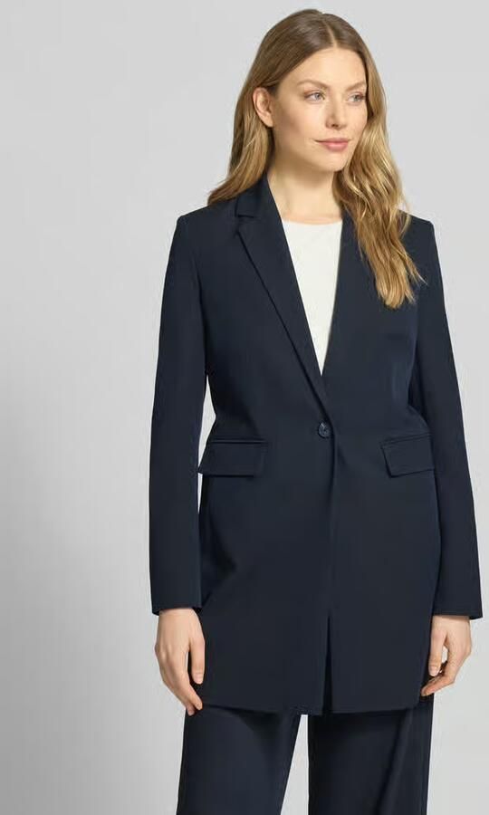 Christian Berg Woman Selection Regular fit longblazer met viscose - Foto 4