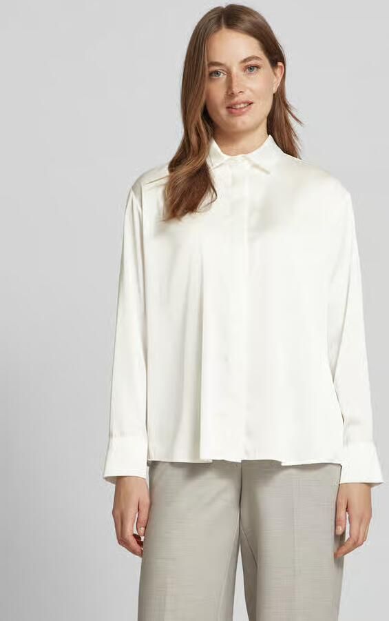 Christian Berg Woman Selection Regular fit overhemdblouse met blinde knoopsluiting - Foto 2