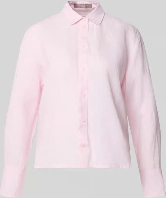Christian Berg Woman Selection regular fit overhemdblouse van puur linnen - Foto 2