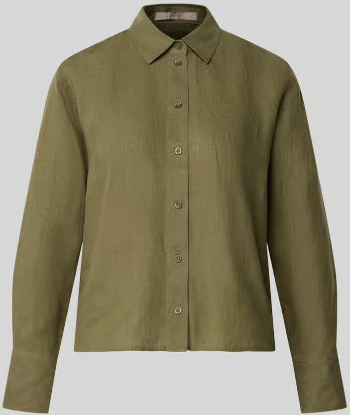 Christian Berg Woman Selection regular fit overhemdblouse van puur linnen - Foto 2