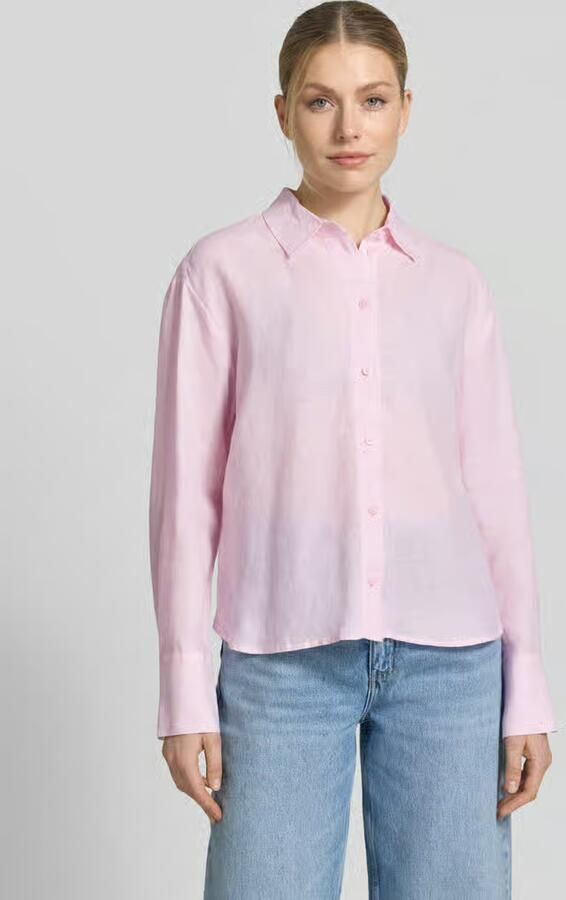 Christian Berg Woman Selection regular fit overhemdblouse van puur linnen - Foto 3
