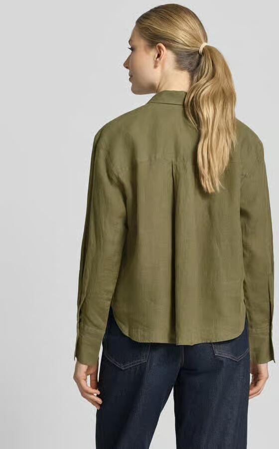 Christian Berg Woman Selection regular fit overhemdblouse van puur linnen - Foto 3