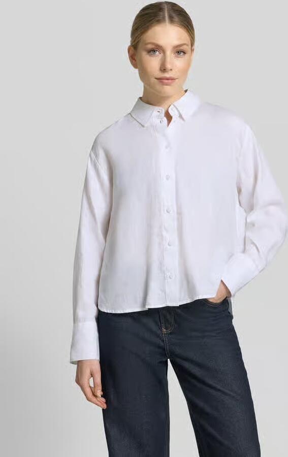 Christian Berg Woman Selection regular fit overhemdblouse van puur linnen - Foto 3
