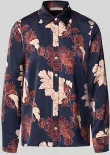 Christian Berg Woman Selection Regular fit overhemdblouse van satijn