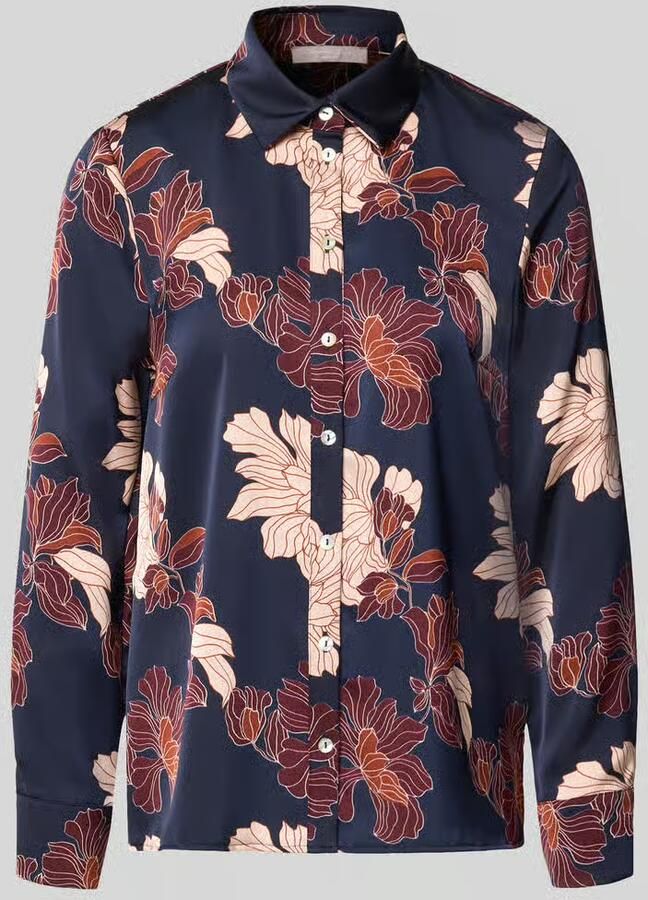 Christian Berg Woman Selection Regular fit overhemdblouse van satijn - Foto 2