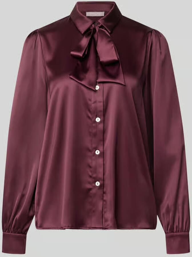 Christian Berg Woman Selection Regular fit overhemdblouse van satijn