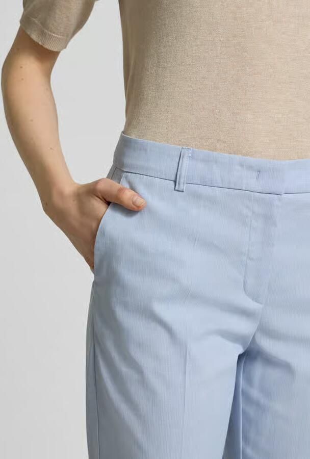 Christian Berg Woman Selection Regular fit stoffen broek met persplooien