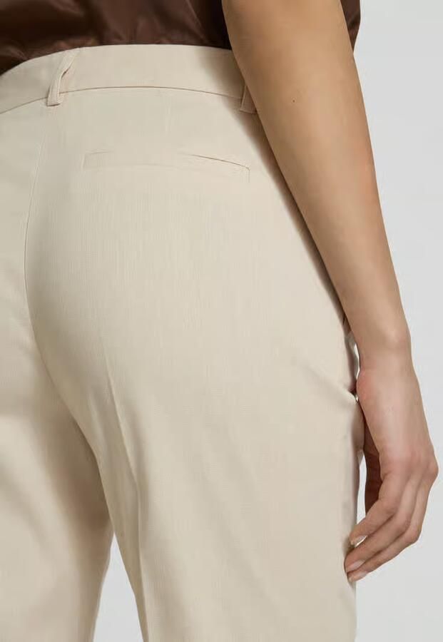 Christian Berg Woman Selection Regular fit stoffen broek met persplooien