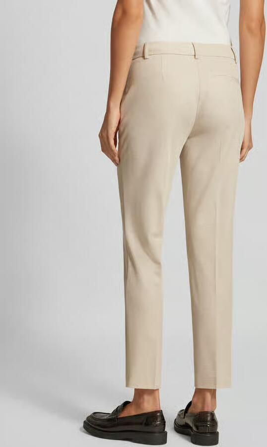Christian Berg Woman Selection Regular fit stoffen broek met persplooien - Foto 2
