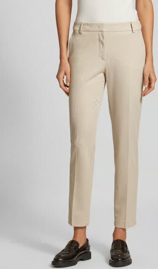 Christian Berg Woman Selection Regular fit stoffen broek met persplooien - Foto 3