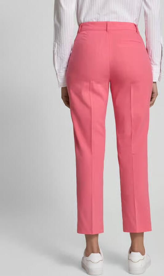 Christian Berg Woman Selection Regular fit stoffen broek met persplooien