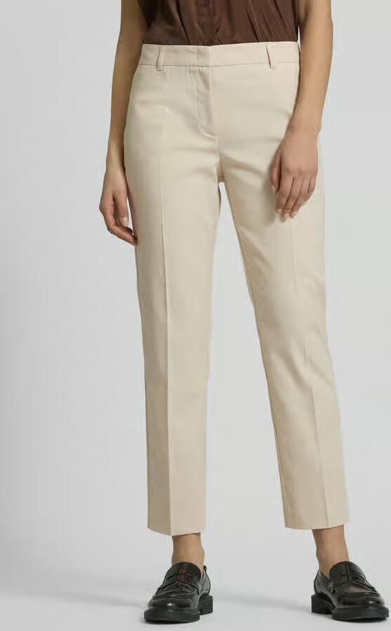 Christian Berg Woman Selection Regular fit stoffen broek met persplooien - Foto 2