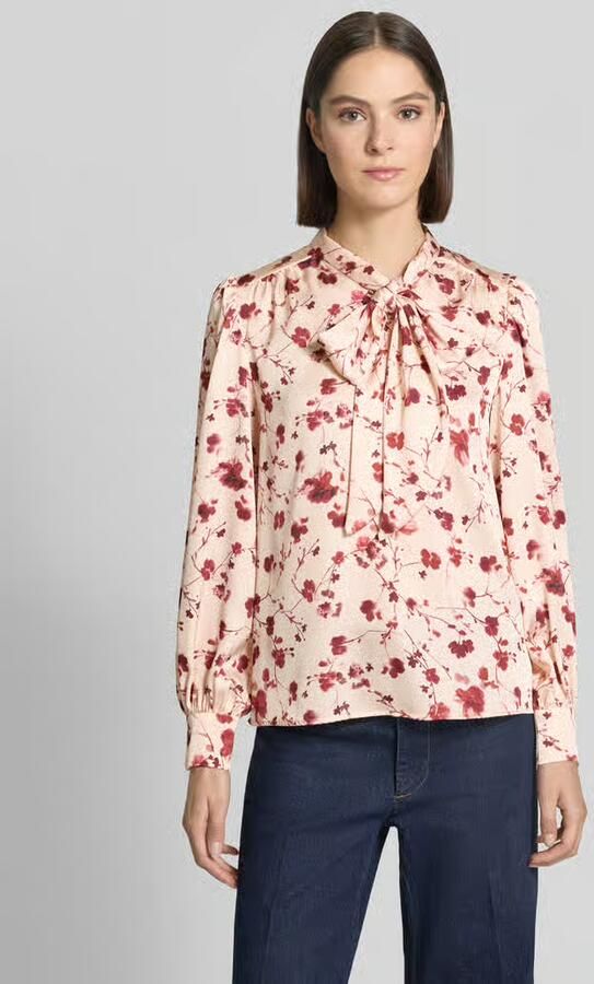 Christian Berg Woman Selection Regular fit strikblouse in all-over look - Foto 3
