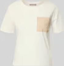 Christian Berg Woman Selection regular fit T-shirt met gebreide detail