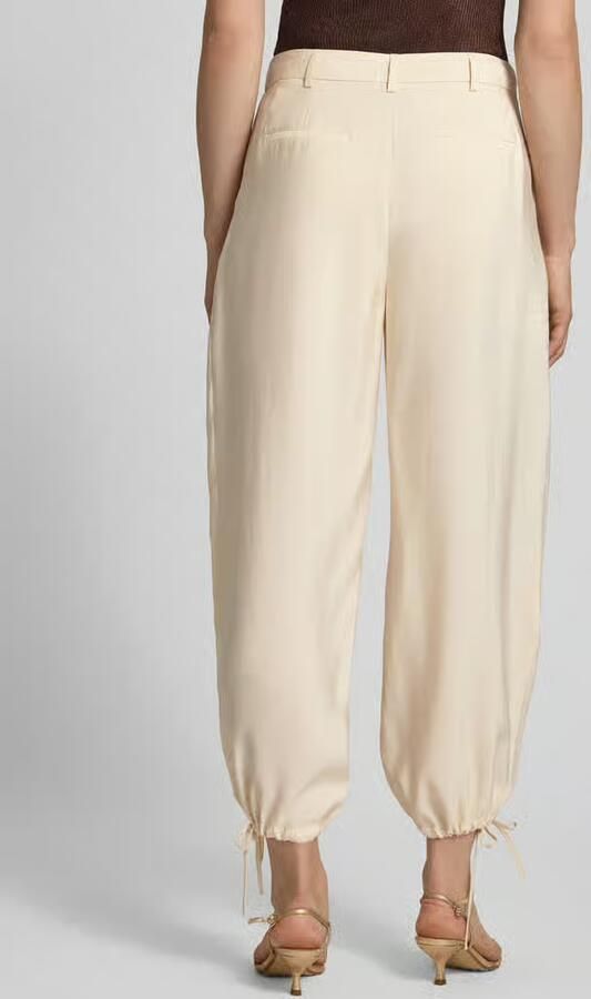 Christian Berg Woman Selection relaxed fit broek met afgewerkte zoomboorden - Foto 3