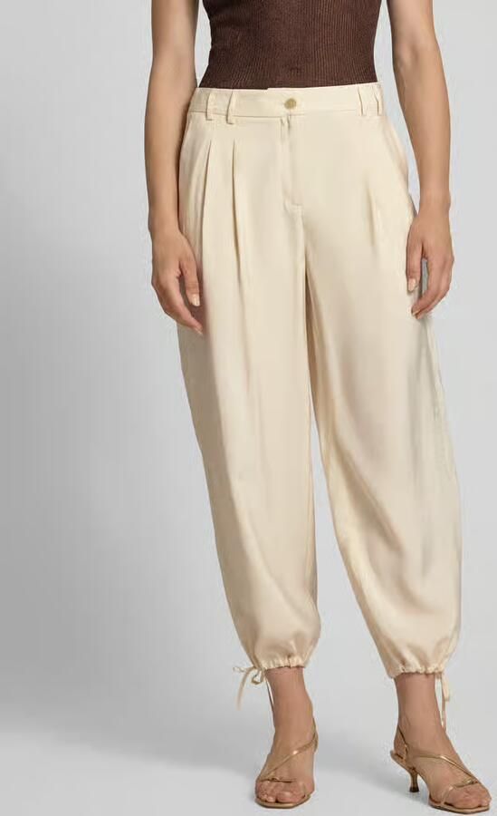 Christian Berg Woman Selection relaxed fit broek met afgewerkte zoomboorden - Foto 2